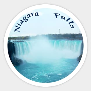 Beautiful Horseshoe Falls in Niagara Falls, Ontario Canada Sticker